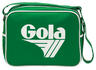 View Item Gola Redford Retro Old Skool Shoulder Flight Bag Green White